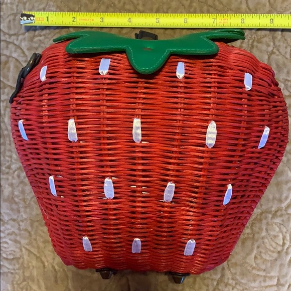 NWOT🍓crossbody/shoulder handcrafted woven bag - Picture 14 of 16